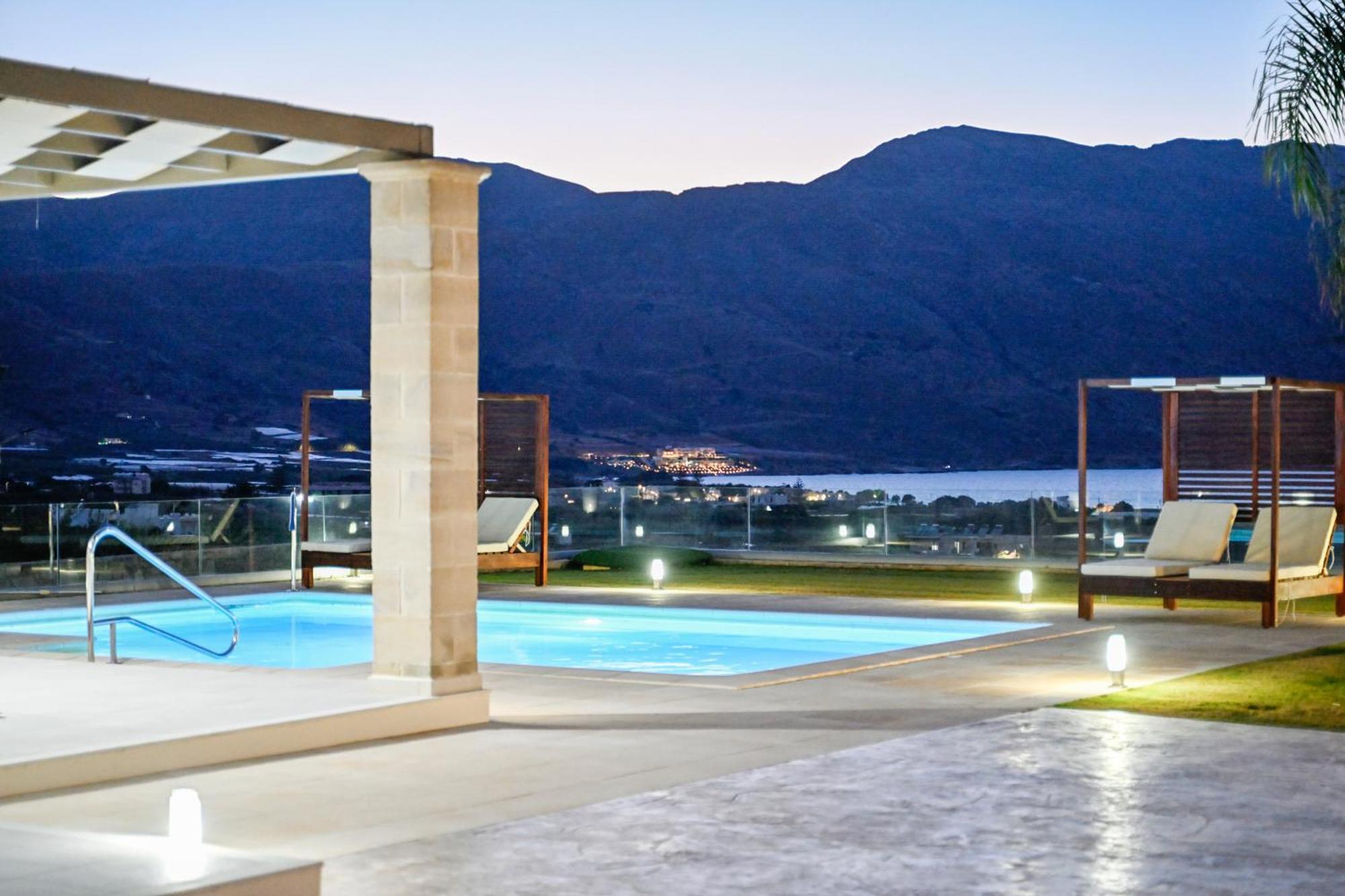 Larimar Luxury Sea View Villa Kíssamos Eksteriør billede