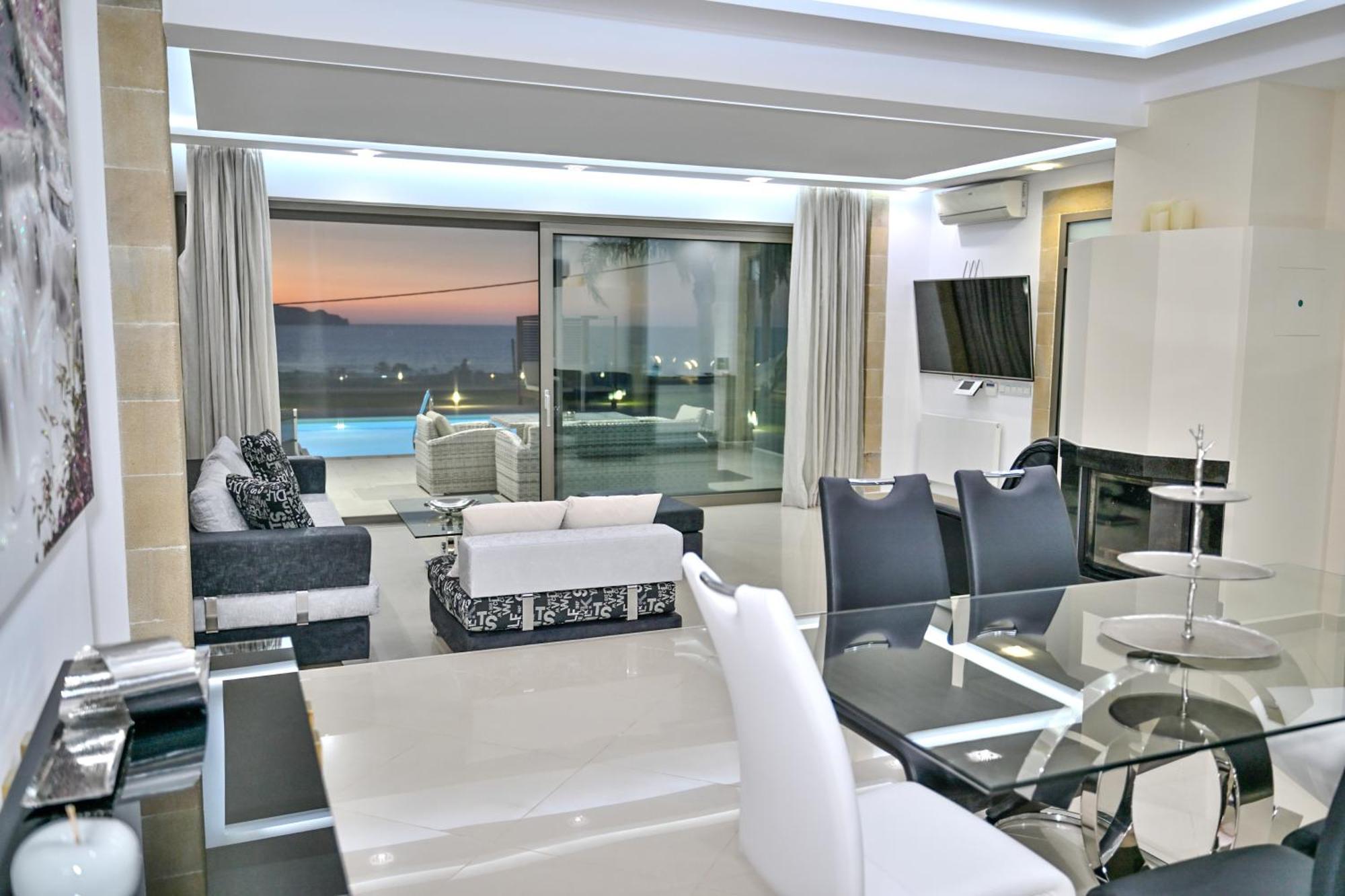 Larimar Luxury Sea View Villa Kíssamos Eksteriør billede